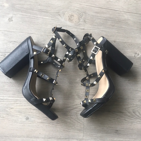 missguided studded heels